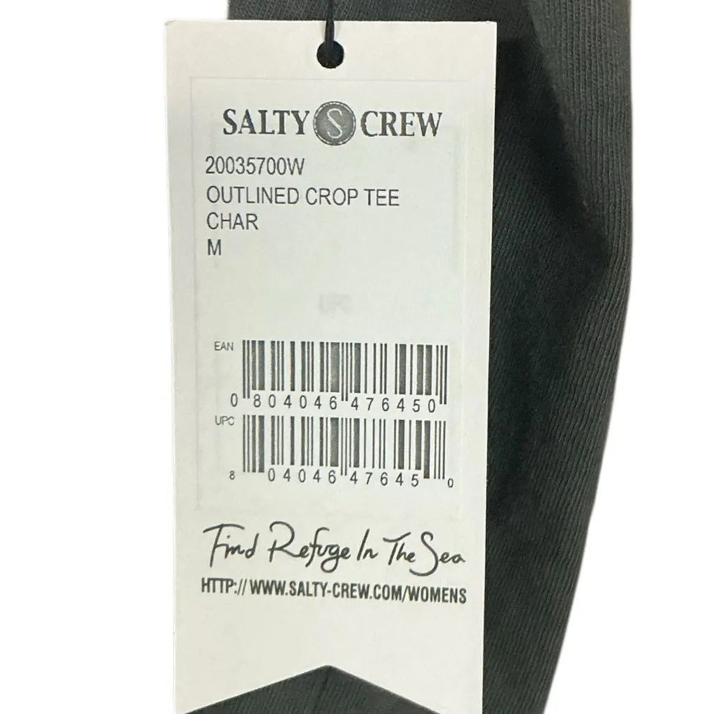 Salty Crew  Women's Charcoal Tee - Image 3