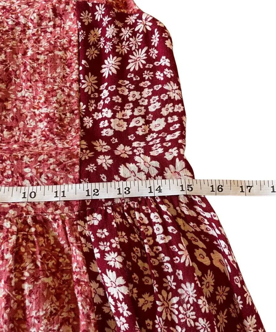 True Craft Floral Prairie Sleeveless Summer Midi Dress Size Small New with Tags 0622A - Image 10