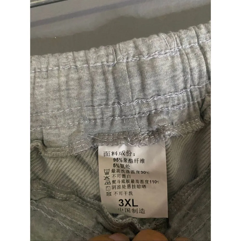 New Sport Grey Quick Dry Athletic Sweat Pants Zipper Pockets Size M NWOT Gray Size M - Image 4