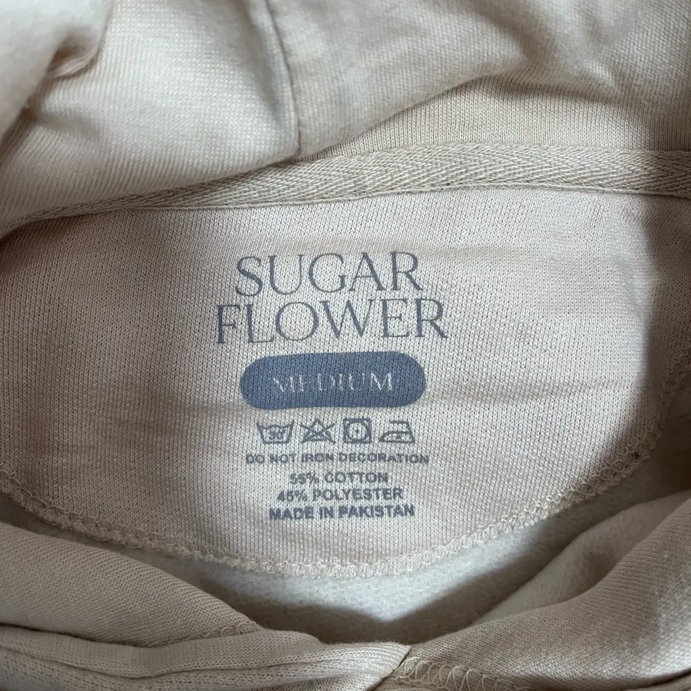 SUGAR FLOWER “TOXIC” Neutral Hoodie Sweatshirt Pullover Unisex Adult Sz M NWOT Size M - Image 4