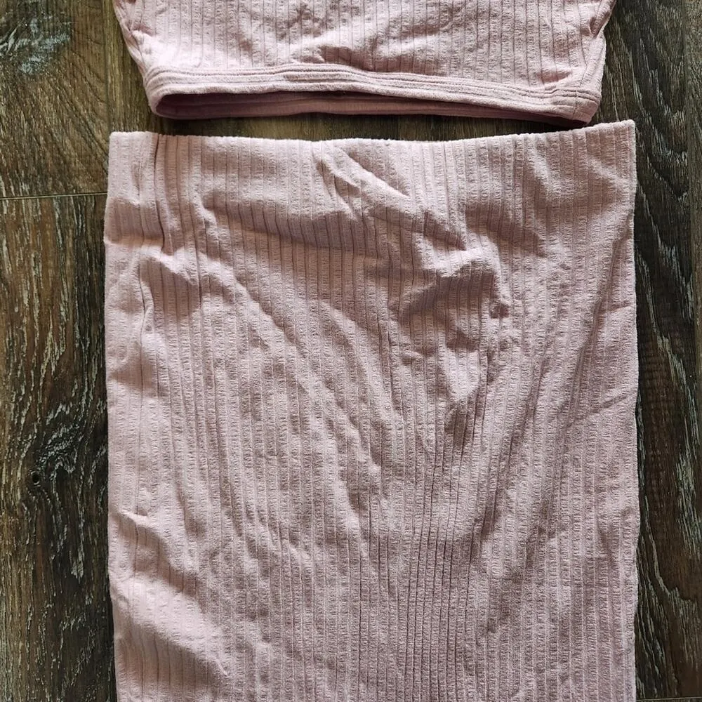 Alix NYC Skirt Set Monroe Crop Tank Melrose Skirt In Orchid Size Small NWT - Image 11