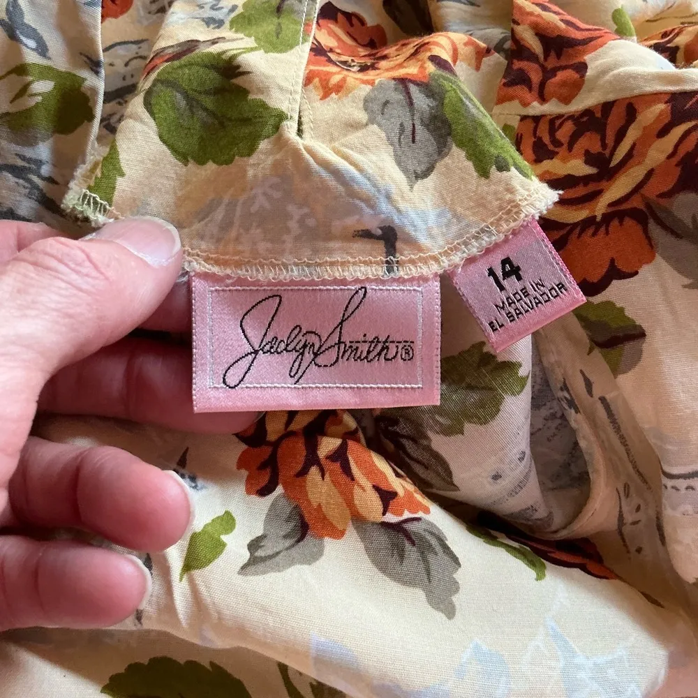 Vintage 90s Jacklyn Smith Autumn Floral Set - Image 3