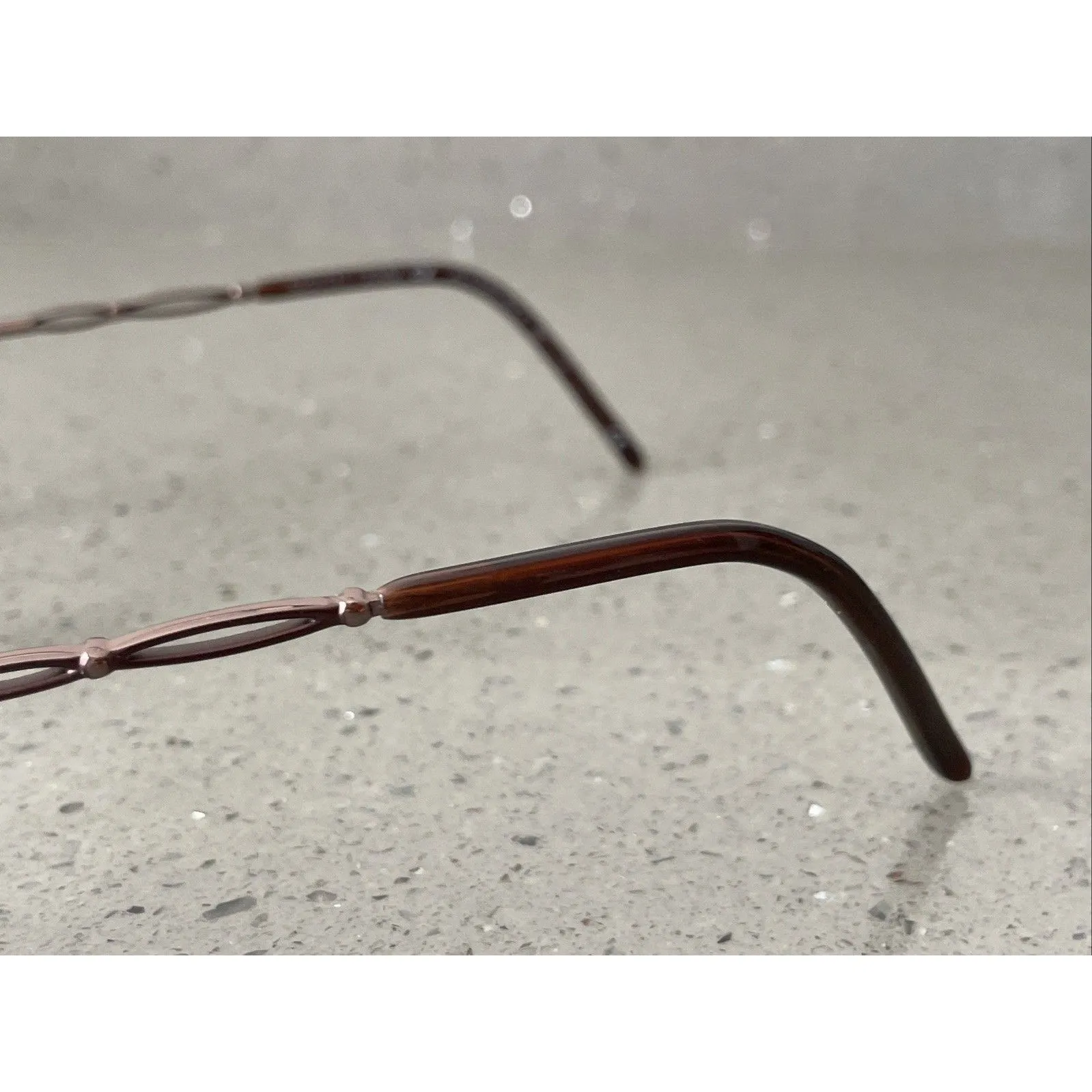 CLEARVISION Jacqueline Brown EYEGLASSES FRAMES ONLY 53 - Image 5