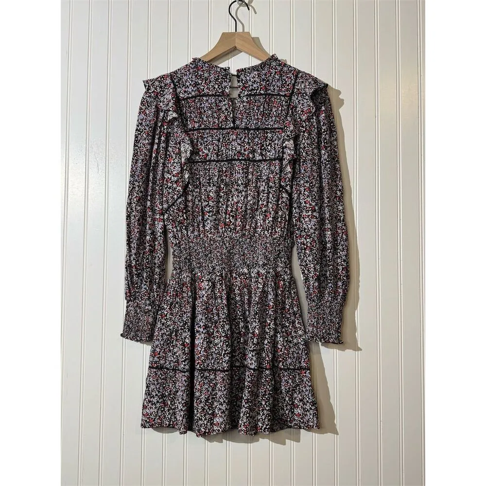 Rails Midnight Meadow Smocked Dress S Standard Cottagecore Boho Floral Prairie - Image 4