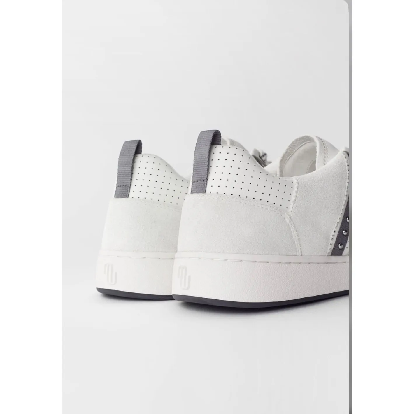 NEW IN BOX Maje Furious Fashion Sneakers Black white size 41 - Image 4