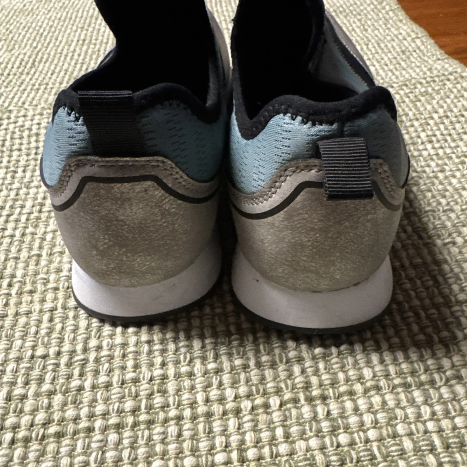 Crane Women Sz 9 Memory Foam Slip-in Walking Shoes Blue Multi‎ New - Image 3