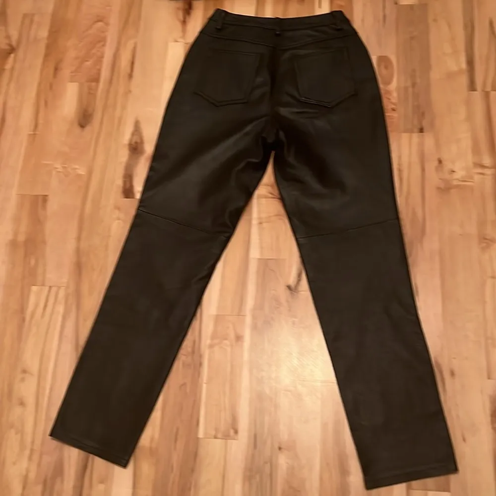 Tower Hill Collection Black Leather Pants - Image 2
