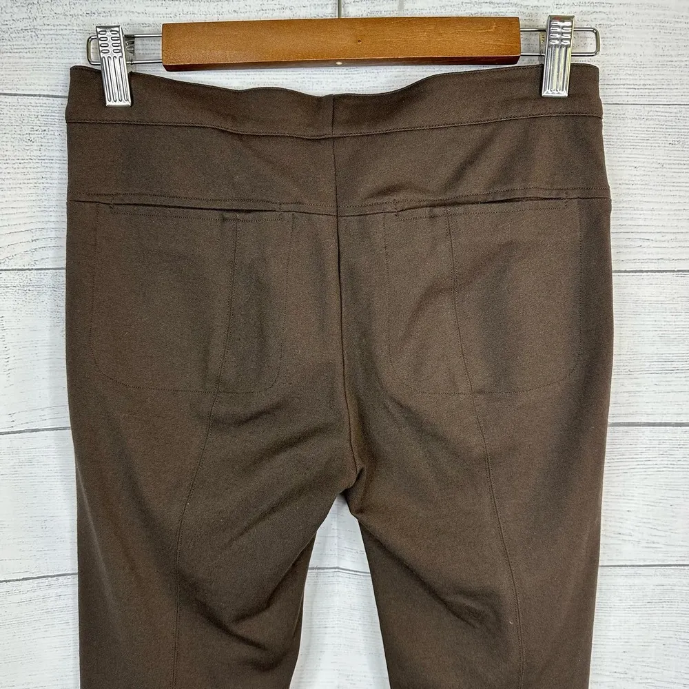 Vince Revolve Womens size 4 Ponte Ski Pant Knit Skinny Leg Brown Pants Trouser - Image 6