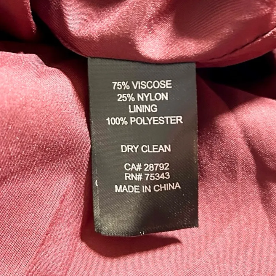 NWT House of Harlow 1960 Burgundy Velvet Tie Strap Mini Dark Romance ~M 💛 Red Size M - Image 9