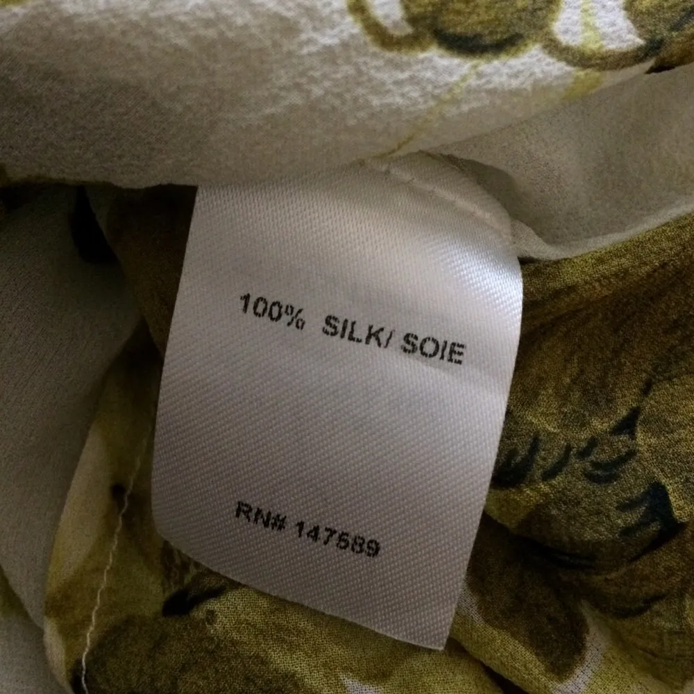 Robert Rodriguez  Silk Floral Ruffle Blouse - Image 7