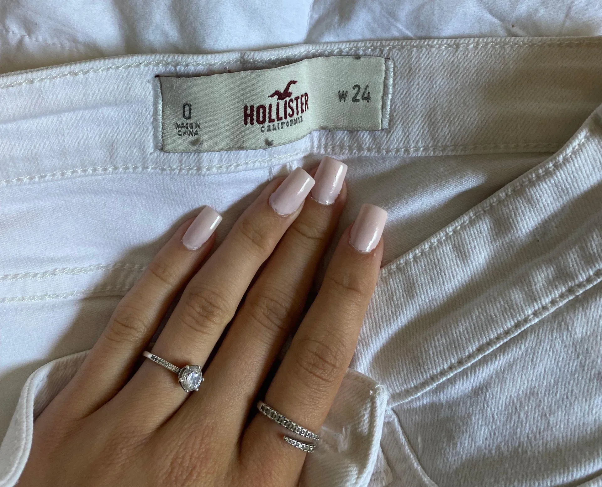 White Ripped Jeans - Image 3