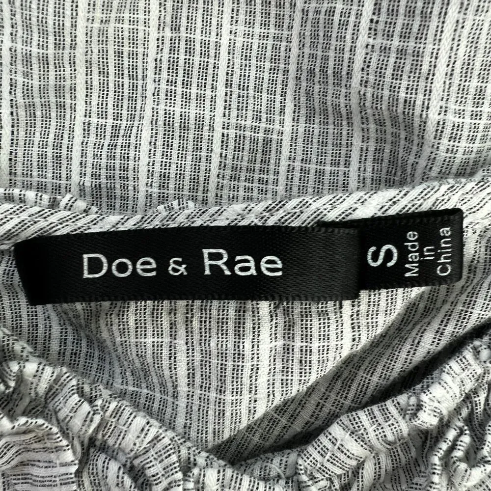 Doe & Rae Fringe Flowy Coquette Beach Western Cottagecore Women's Top Size Small - Image 2