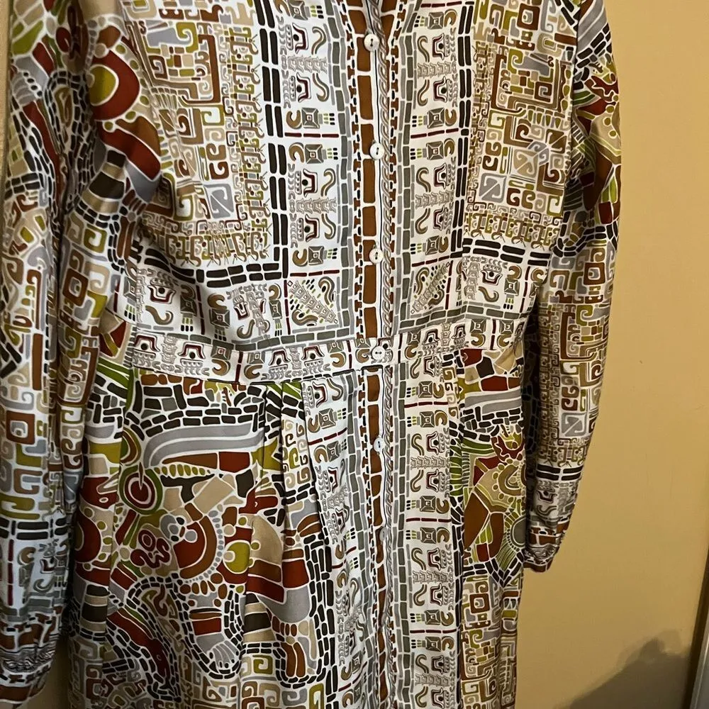 Nicole miller medium silk dress - Image 9