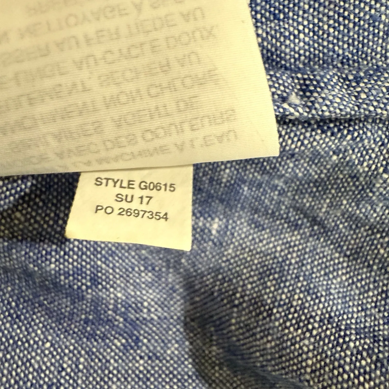 J Crew Perfect Shirt Baird McNutt Irish Linen Womens 10 Button Up Blue G0615 - Image 6