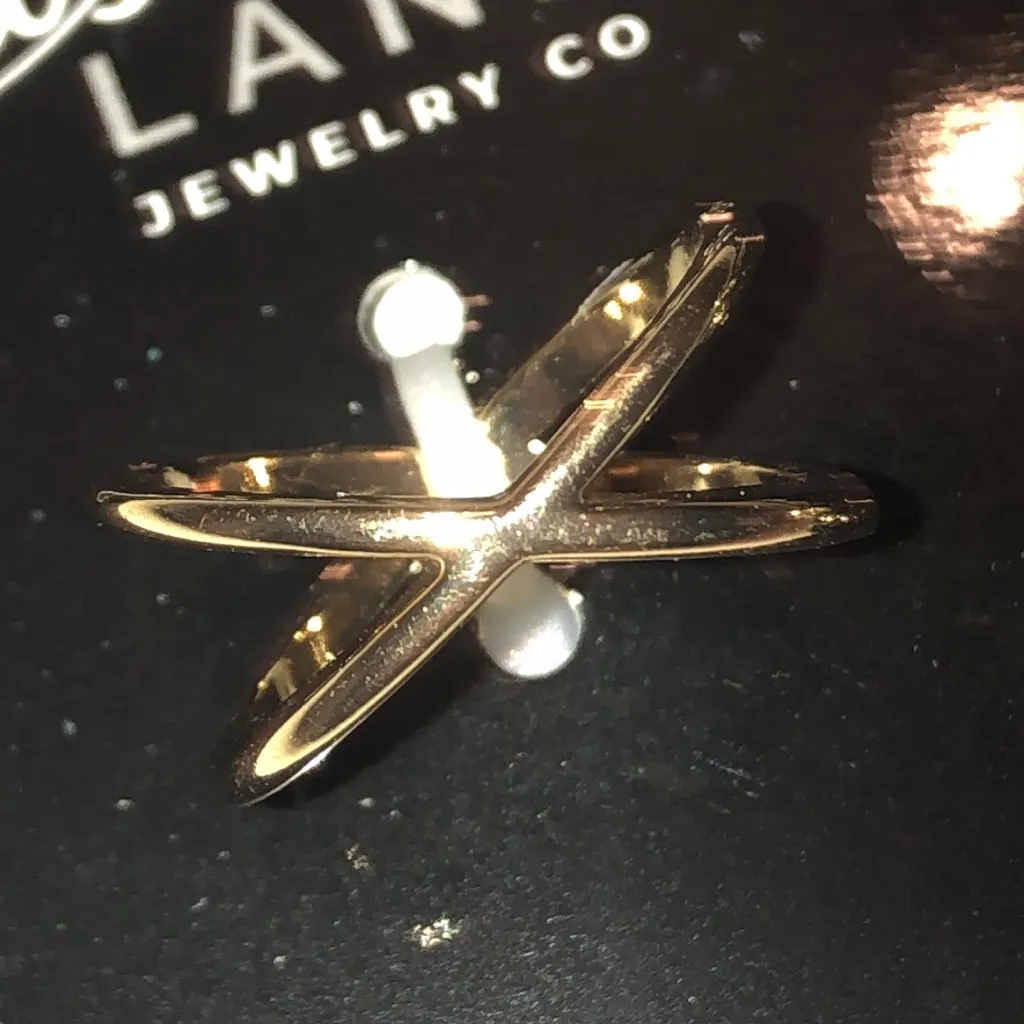 Jasmine Lane Size 7 Gold Tone Ring Set - Image 4