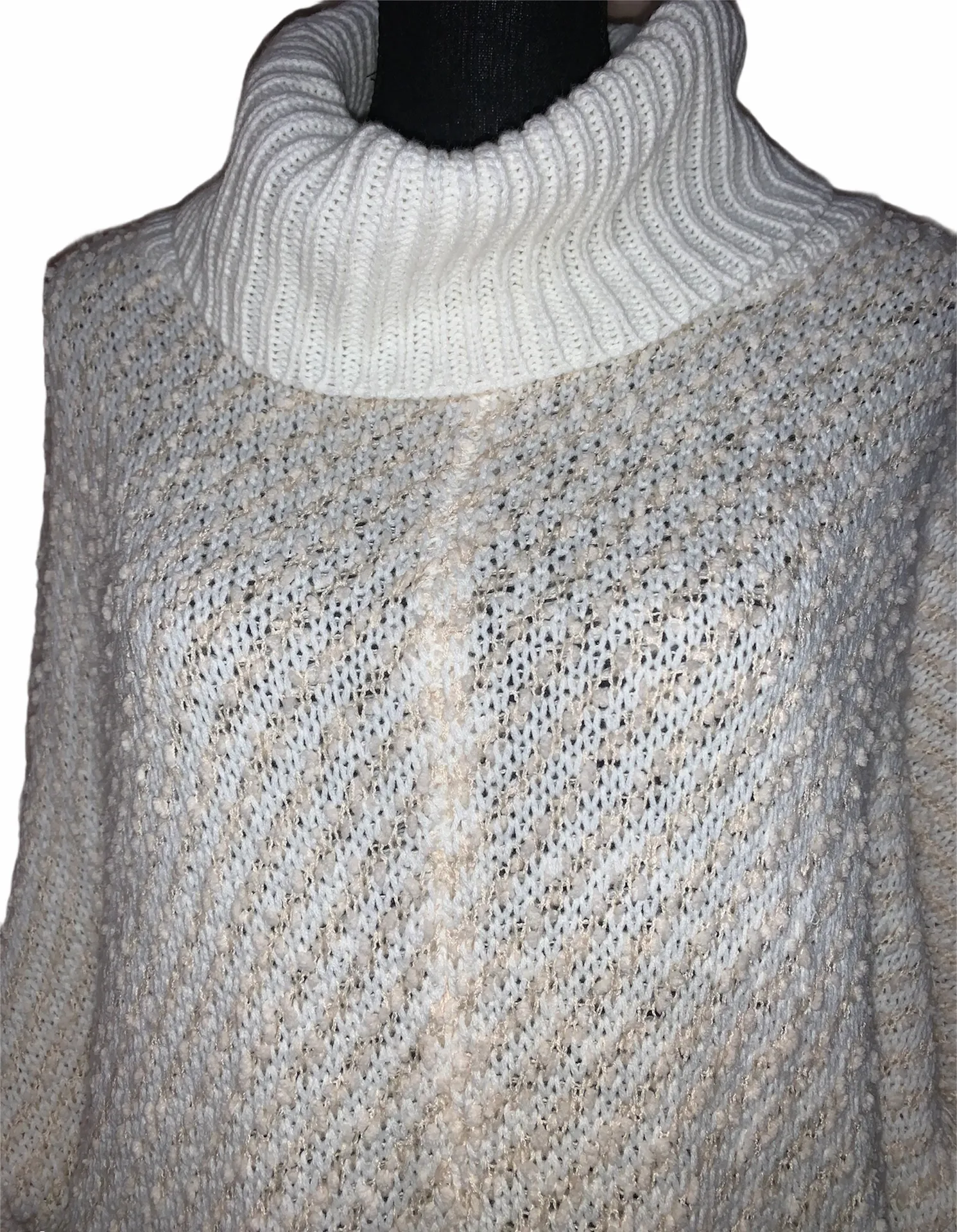 Clip Dot Stripe Oversized Sweater - Image 4