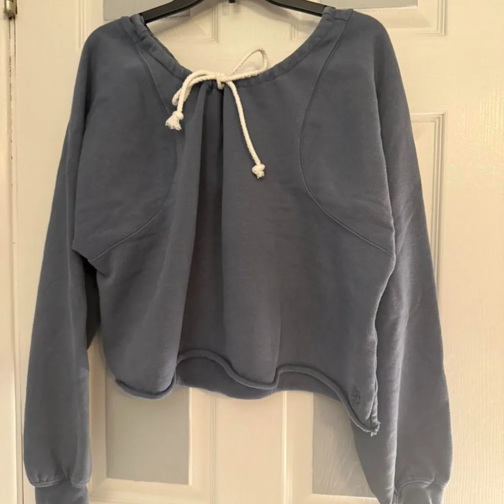 Free People For The Win Off The Shoulder Sweatshirt - Image 2