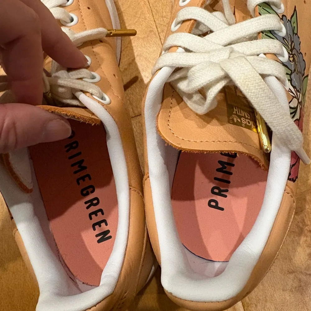 Adidas Stan Smith Ambient blush floral women’s shoes sneakers 6.5 - Image 8