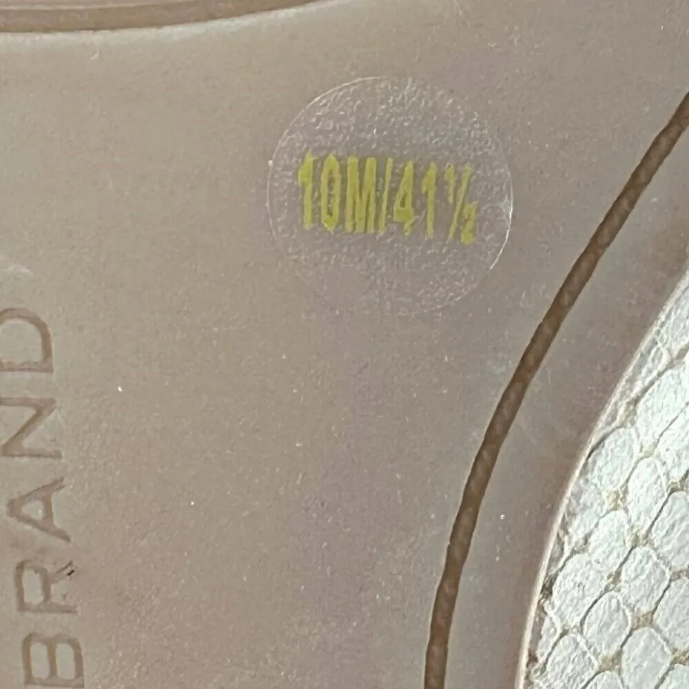 Lucky Brand Warm Sand Women's Jaila Block-Heel Slingback Shooties Sandal Size 10 - Image 8