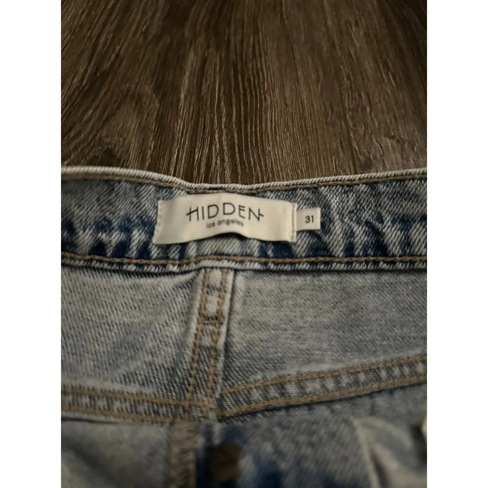 HIDDEN logan dad jean in medium wash size 31 NWT - Image 5
