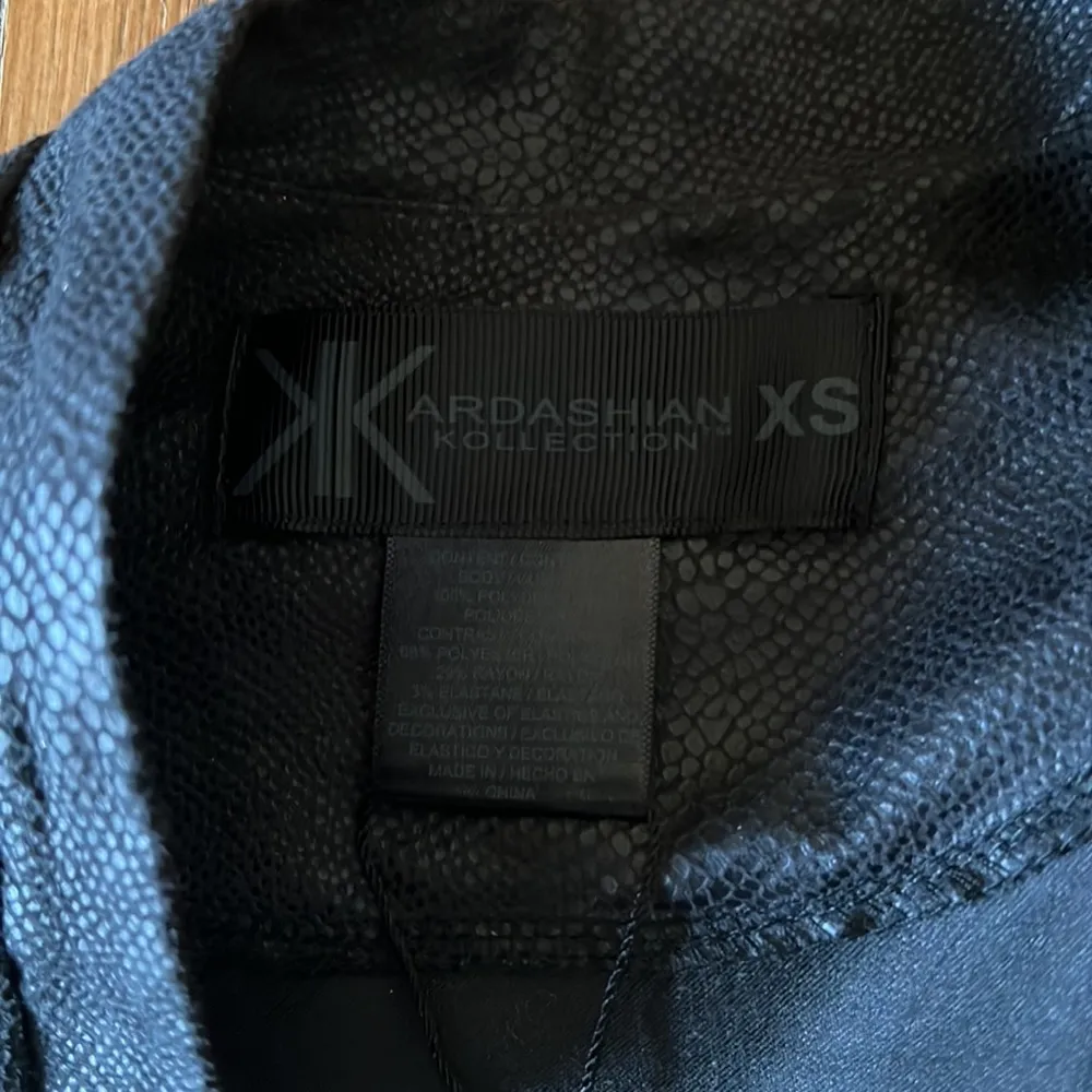 Kardashian Kollection Studded Moto Jacket - Image 2