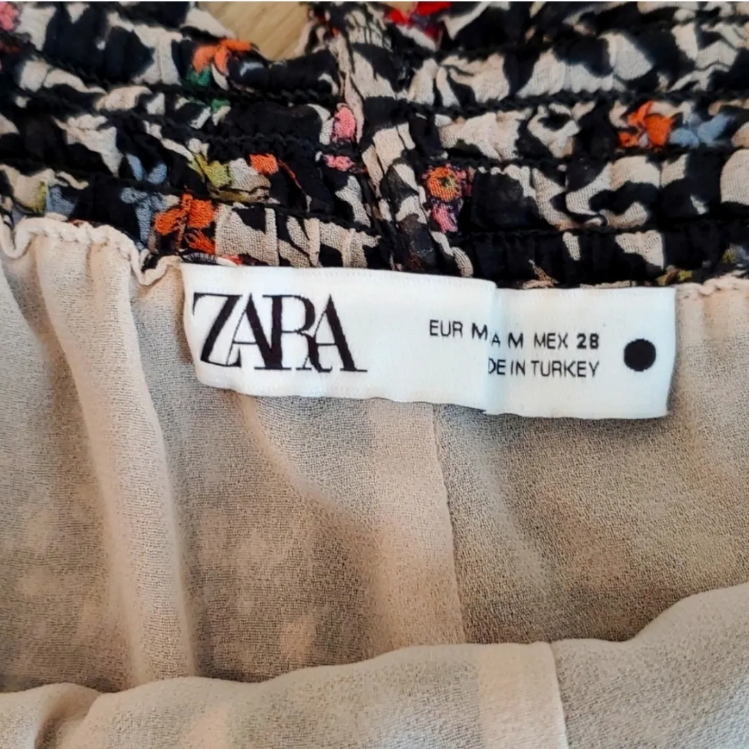 ZARA  Floral High Waist Skirt - Image 4
