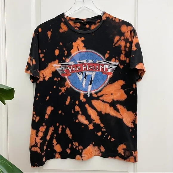 Van Halen Bleached Band Tee L Size L - Image 14