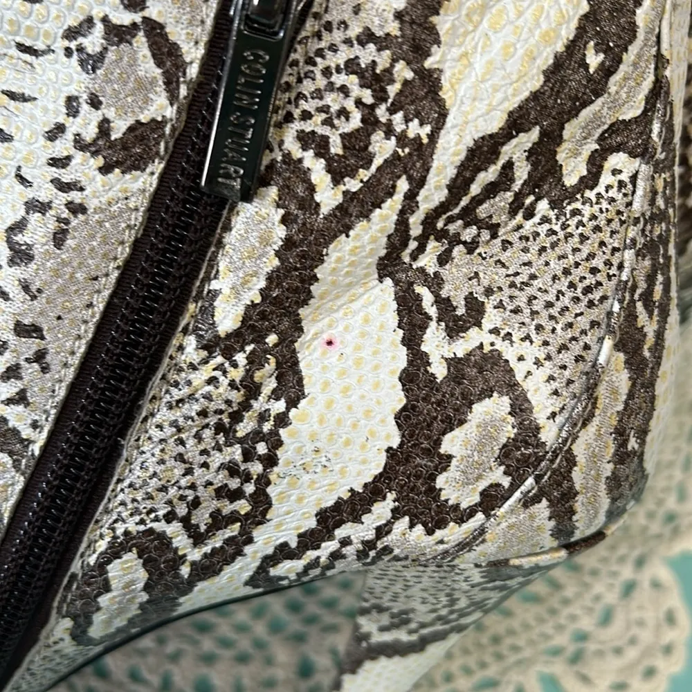 COLIN STUART | ANKLE BOOTS | SIZE 7M | GENUINE LEATHER UPPER | SNAKE PRINT - Image 7