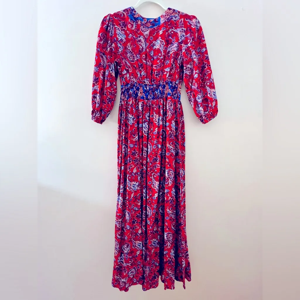 Like New. Jopna flower dress, size XS Blue - Image 2