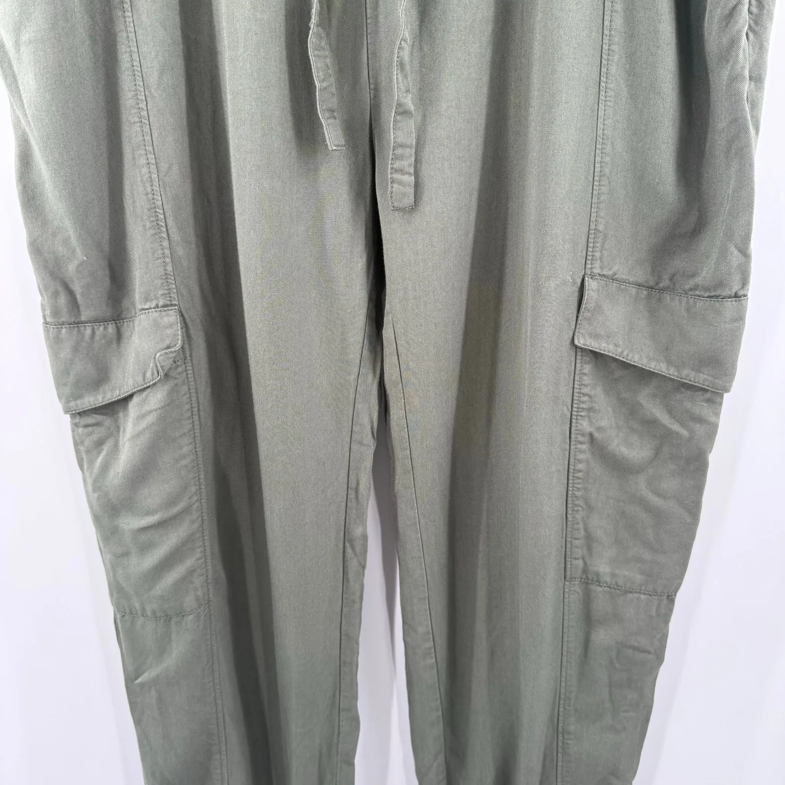 Able Joggers Size Large Pull On Army Green Cargo Anthropologie Lyocell Pockets - Image 6