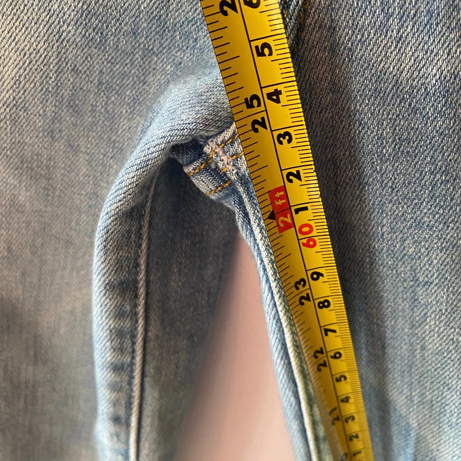 Mother Denim The Hustler Ankle Fray Jeans in High-Life Cropped Women's size 26 - Image 11