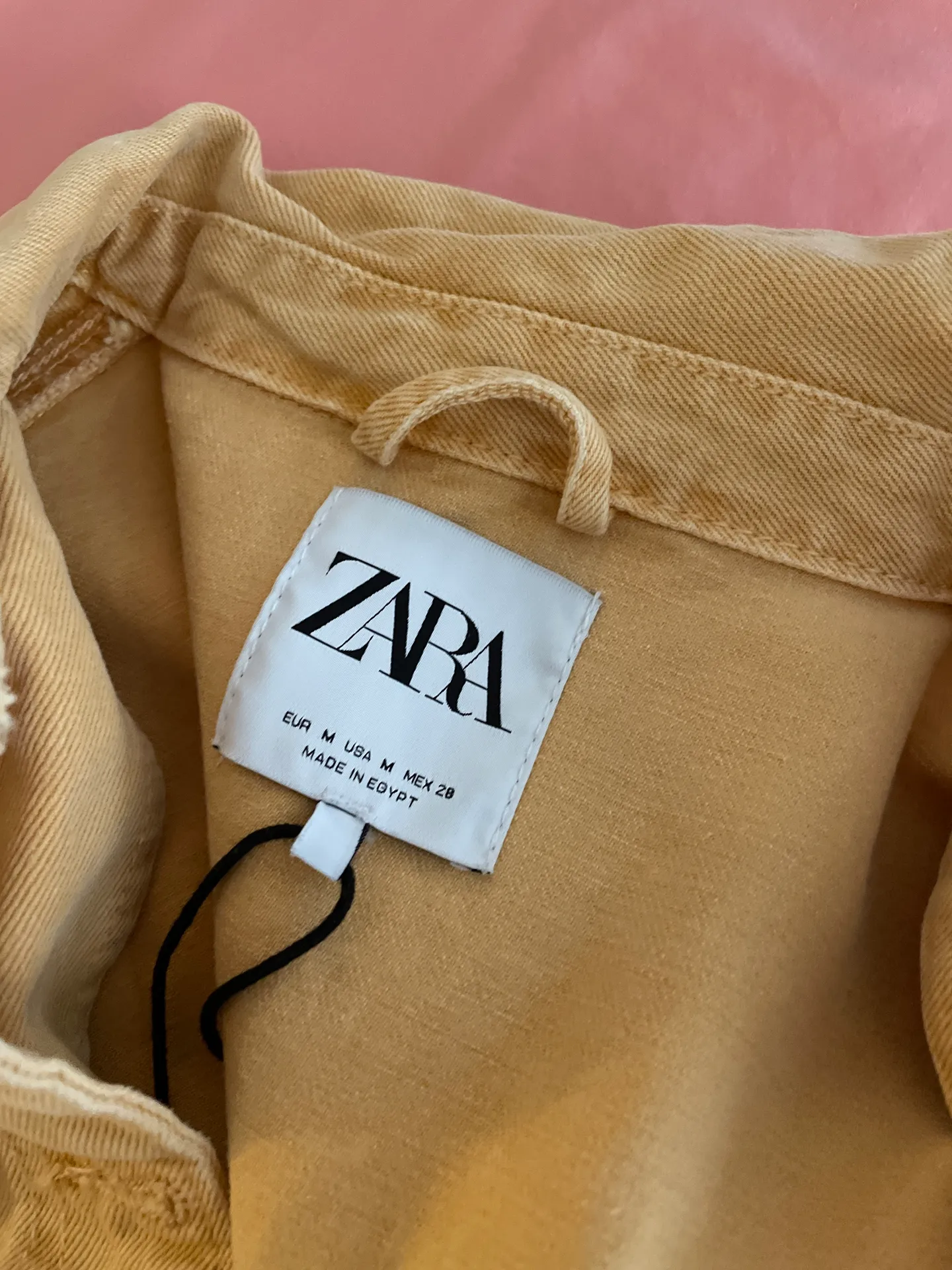 ZARA Cropped Denim Jacket - Image 2