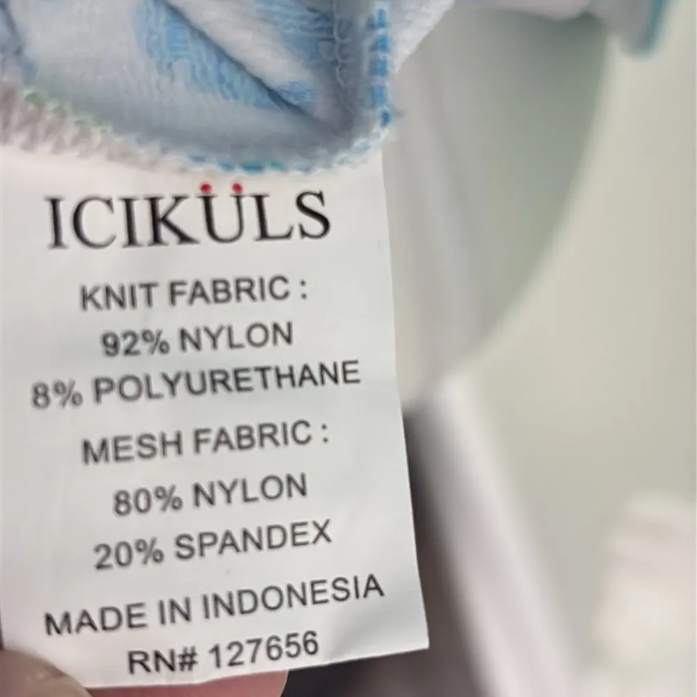 Icikuls Women’s Serena Long Sleeve Golf Sun Protection Polo Top Size Large Blue - Image 7