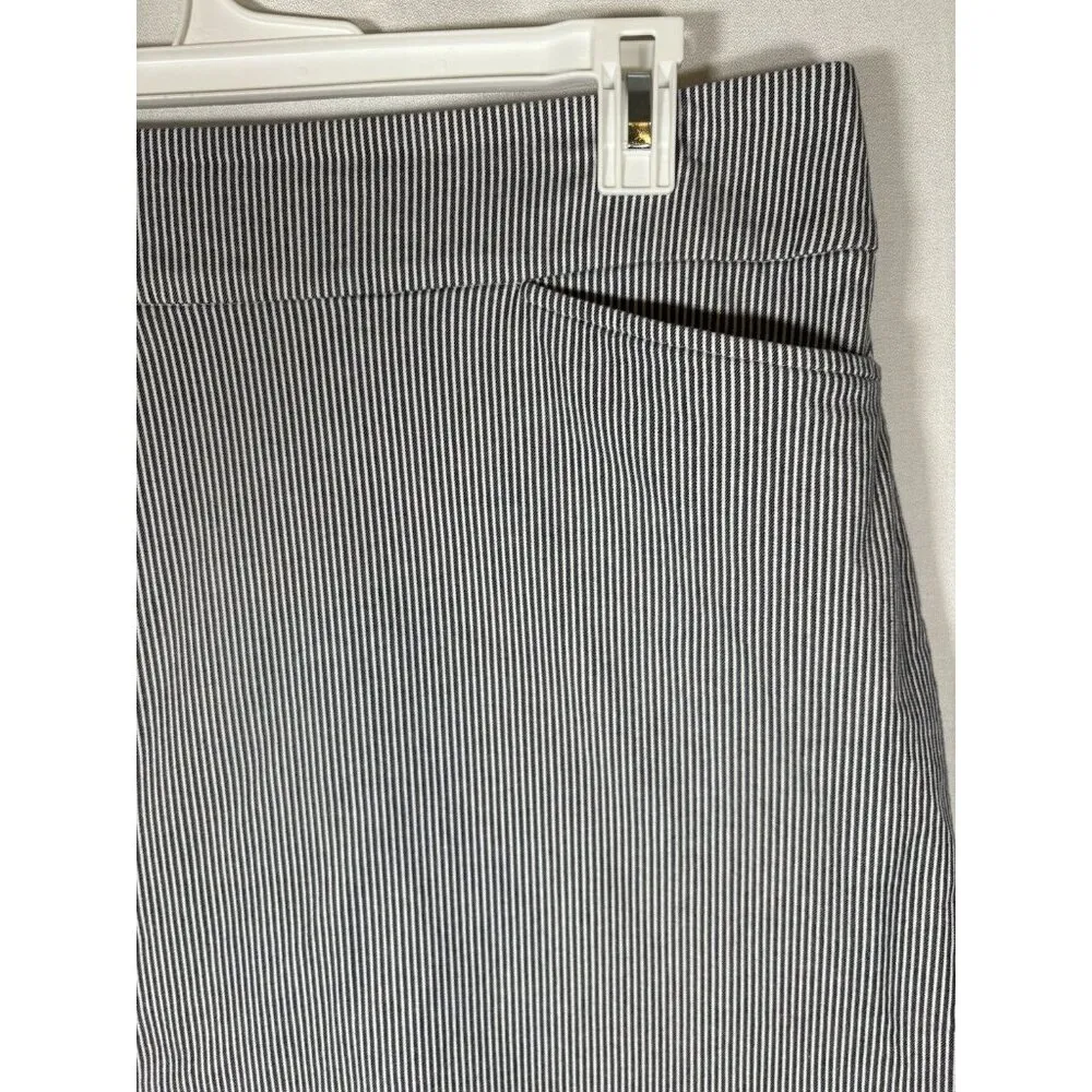 TALBOTS Stripped Pencil Skirt Classic Preppy Nautical Old Money Size 10 - Image 3