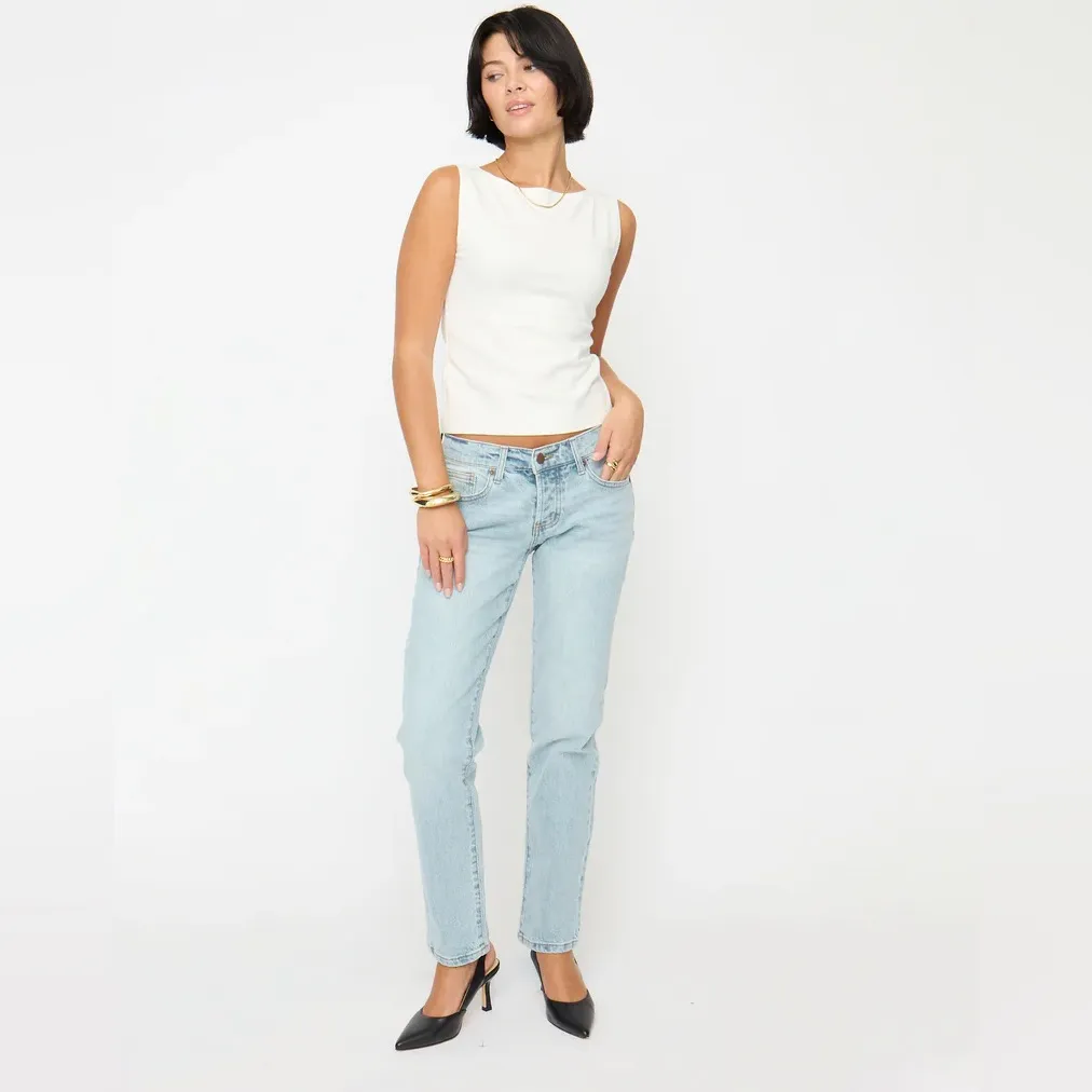 Oliver Logan Chester Slim Straight Jeans Light Indigo Worn Denim 31 - Image 13