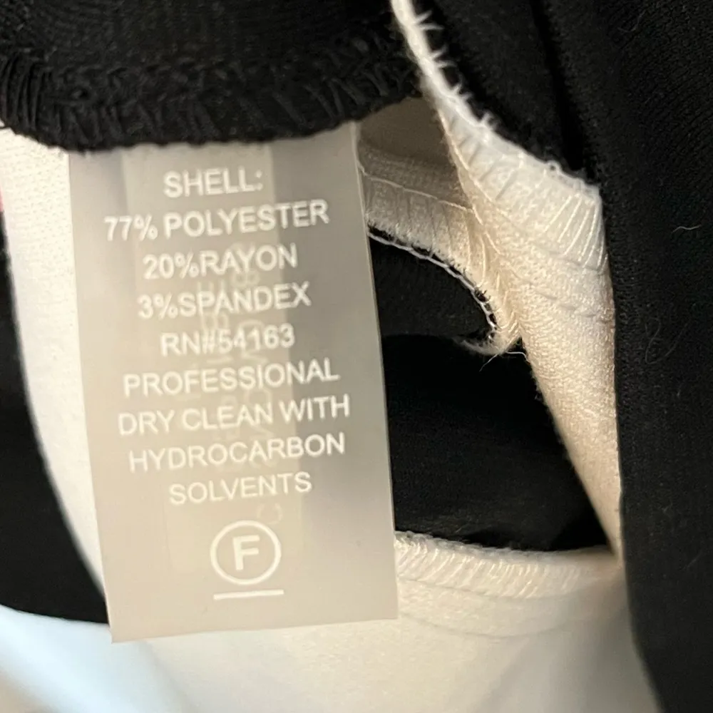 NWT CK black and white pleated dress - Image 7