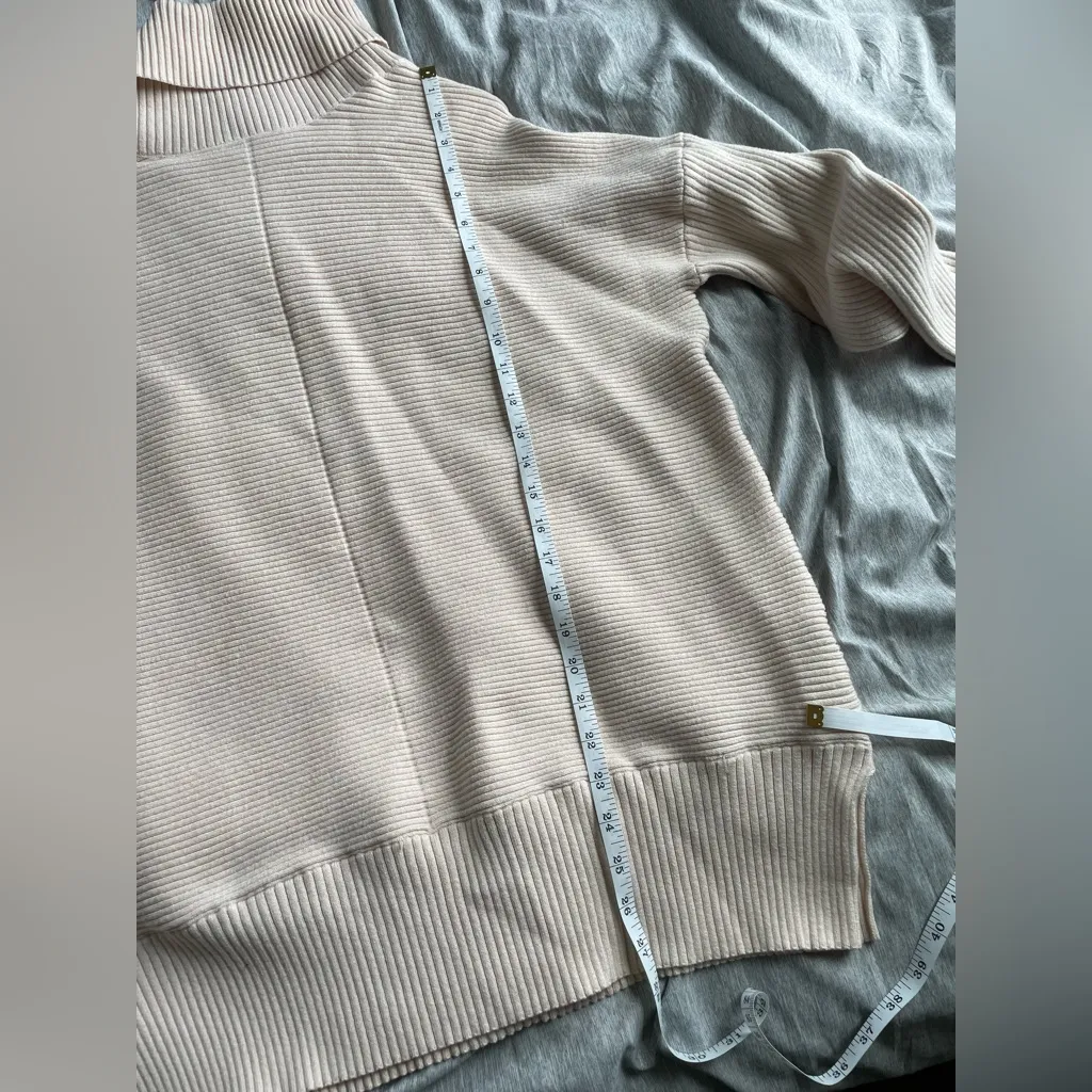 Anrabess Women’s Sweater Dress L Turtleneck Batwing Sleeve Short Dress Fall Size L - Image 8