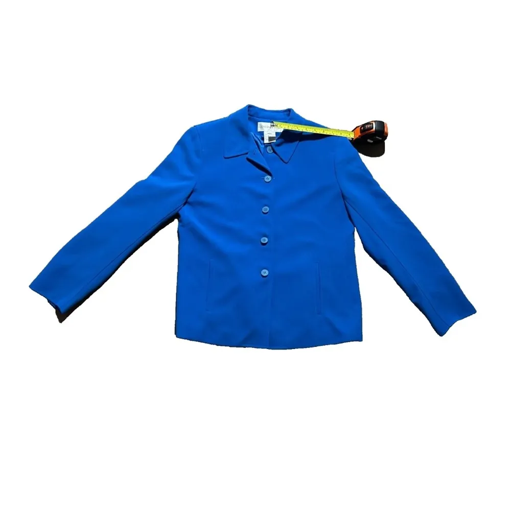 Jones New York Women’s Formal Jacket Blue‎ size 6 - Image 5