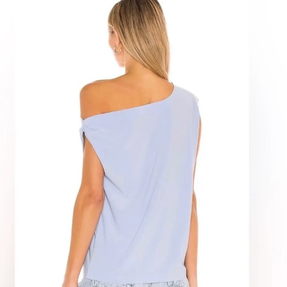 NORMA KAMALI X REVOLVE Drop Shoulder Top in Celestial Blue Size XS - Image 2