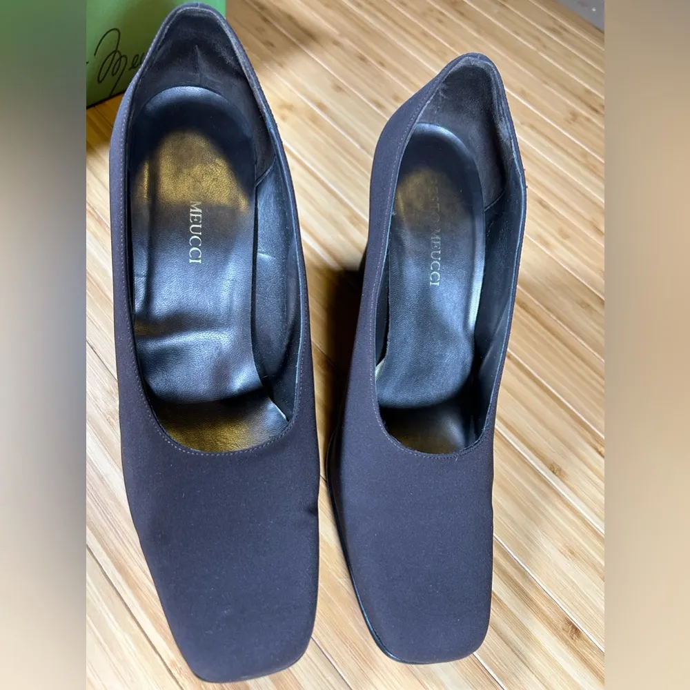 Sesto Meucci Brown Heels Size 10 Used - Image 8