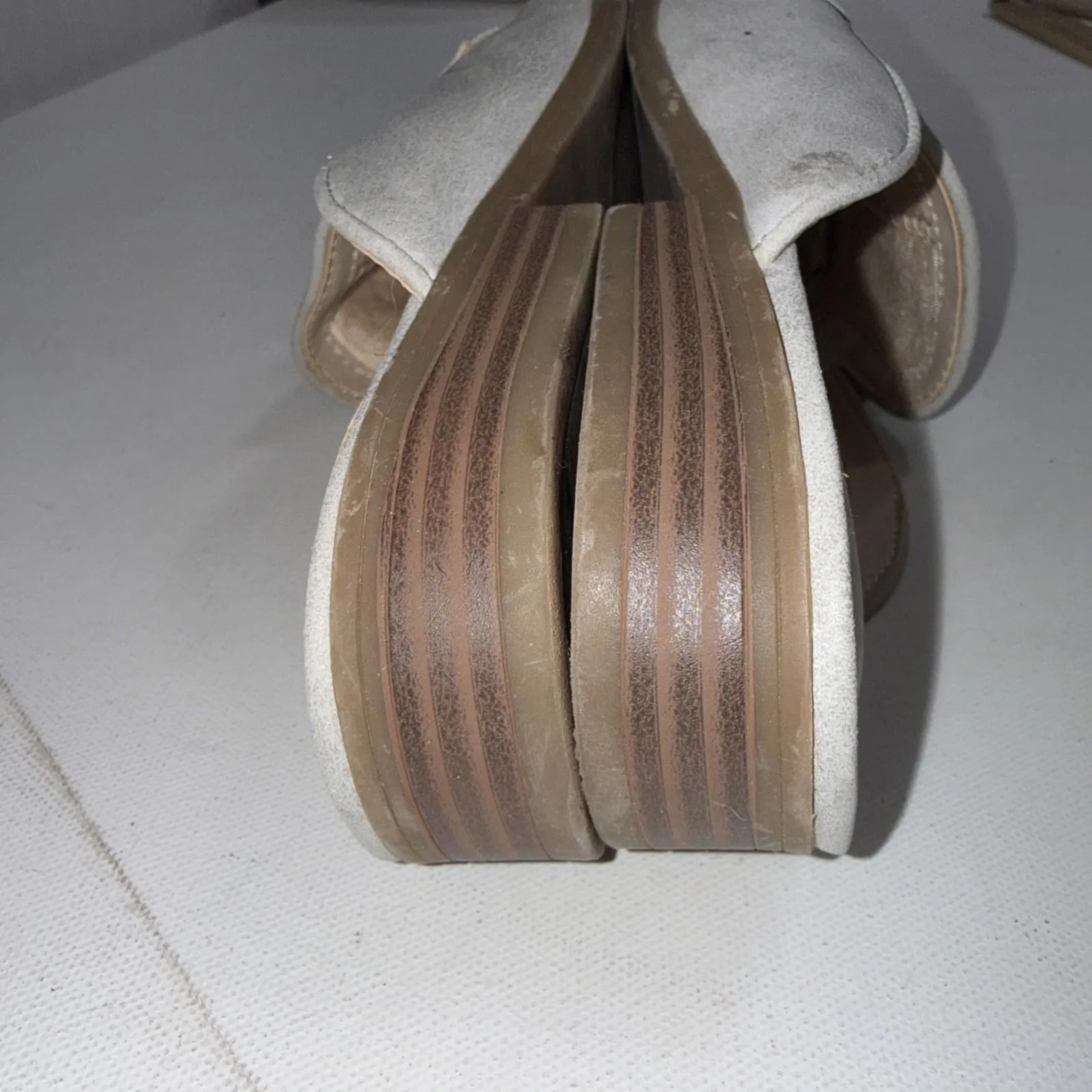 LifeStride Classic Designer Vegan Gray Old Money Minimalist Mule Shoes Size 8.5M - Image 12