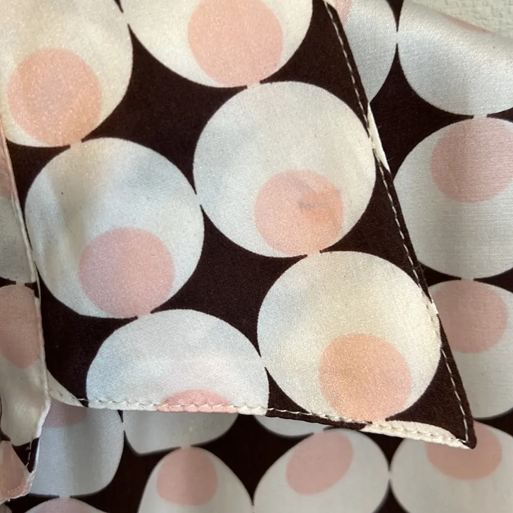 Vintage Fred David silk blouse sz12 (more like a 6/8 or M) - Image 4