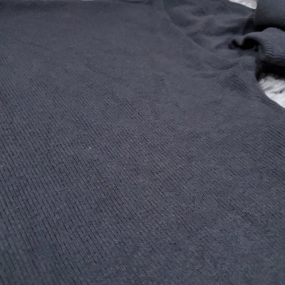 Abercrombie Gray Soft A&F Cozy Hoodie Sweatshirt Relaxed Women's Size XS Ribbed - Image 5