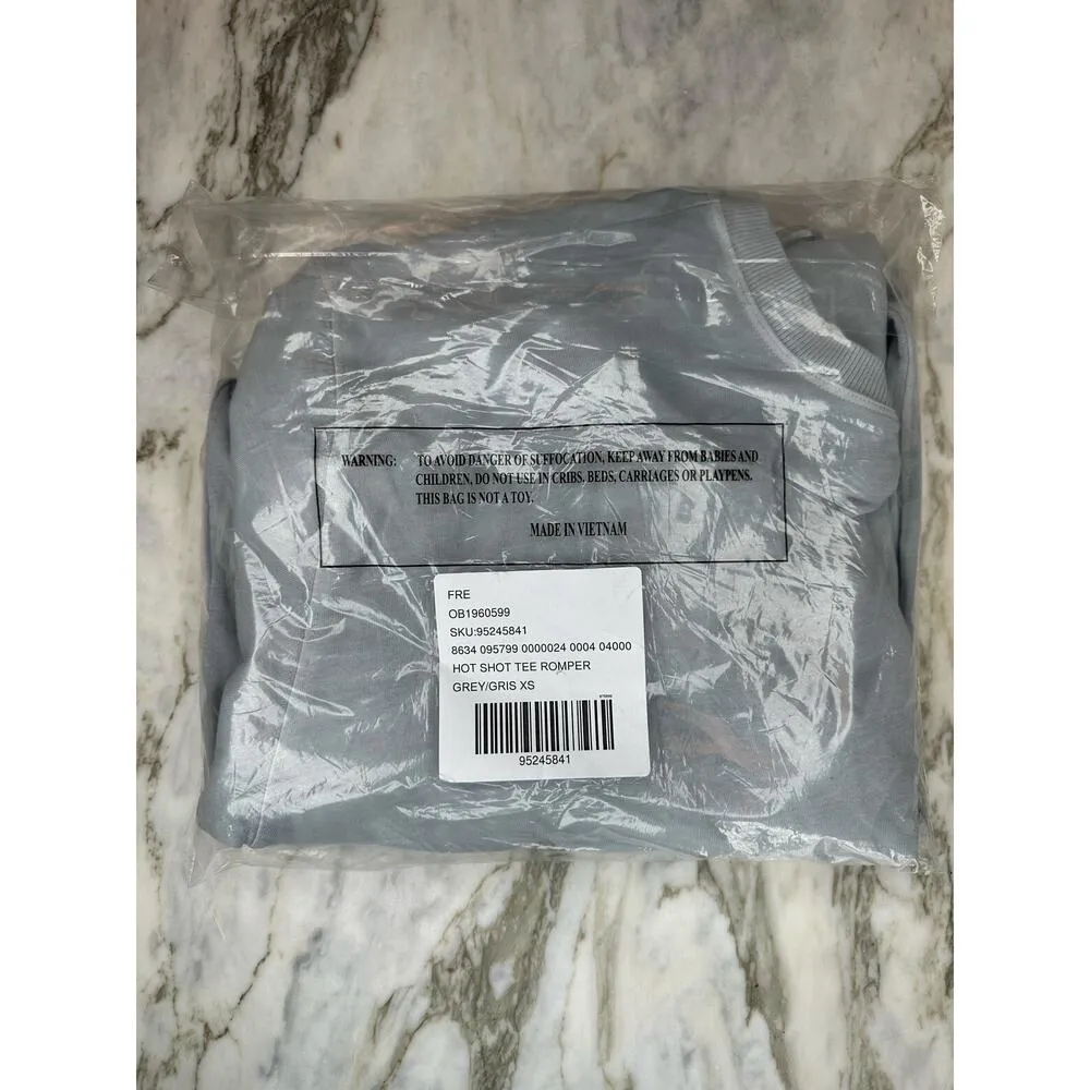 FREE PEOPLE MOVEMENT Hot Shot Tee Romper in Light Blue Grey Size XS - Image 10