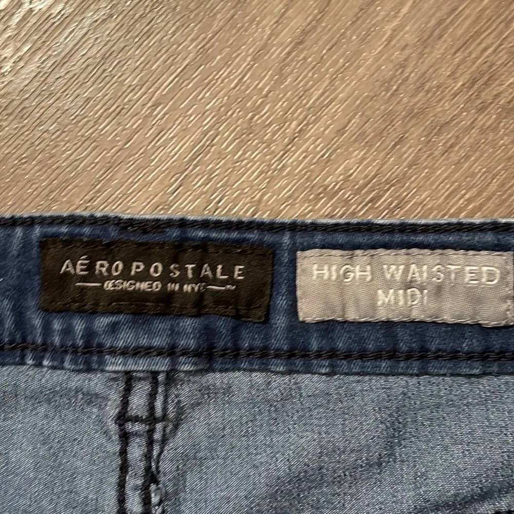 Aeropostale stretch denim high waisted shorts - Image 2