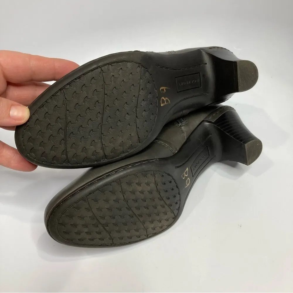 Rockport Cobb Hill‎ leather heeled boots size 8 Gray - Image 7