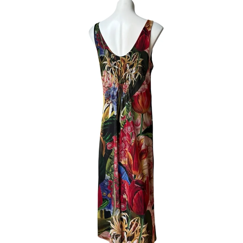 Desigual Alive Midi Tropical Dress by Christian Lacroix, Sz XL - Image 8