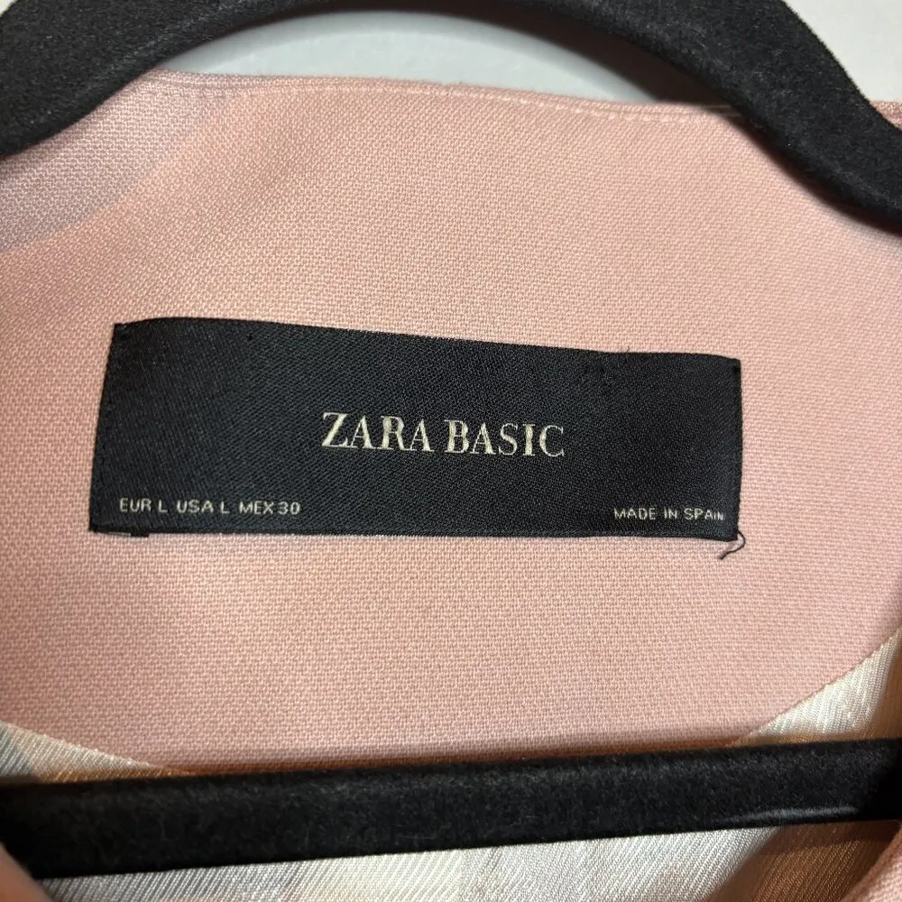 Zara blush pink button blazer - Image 4