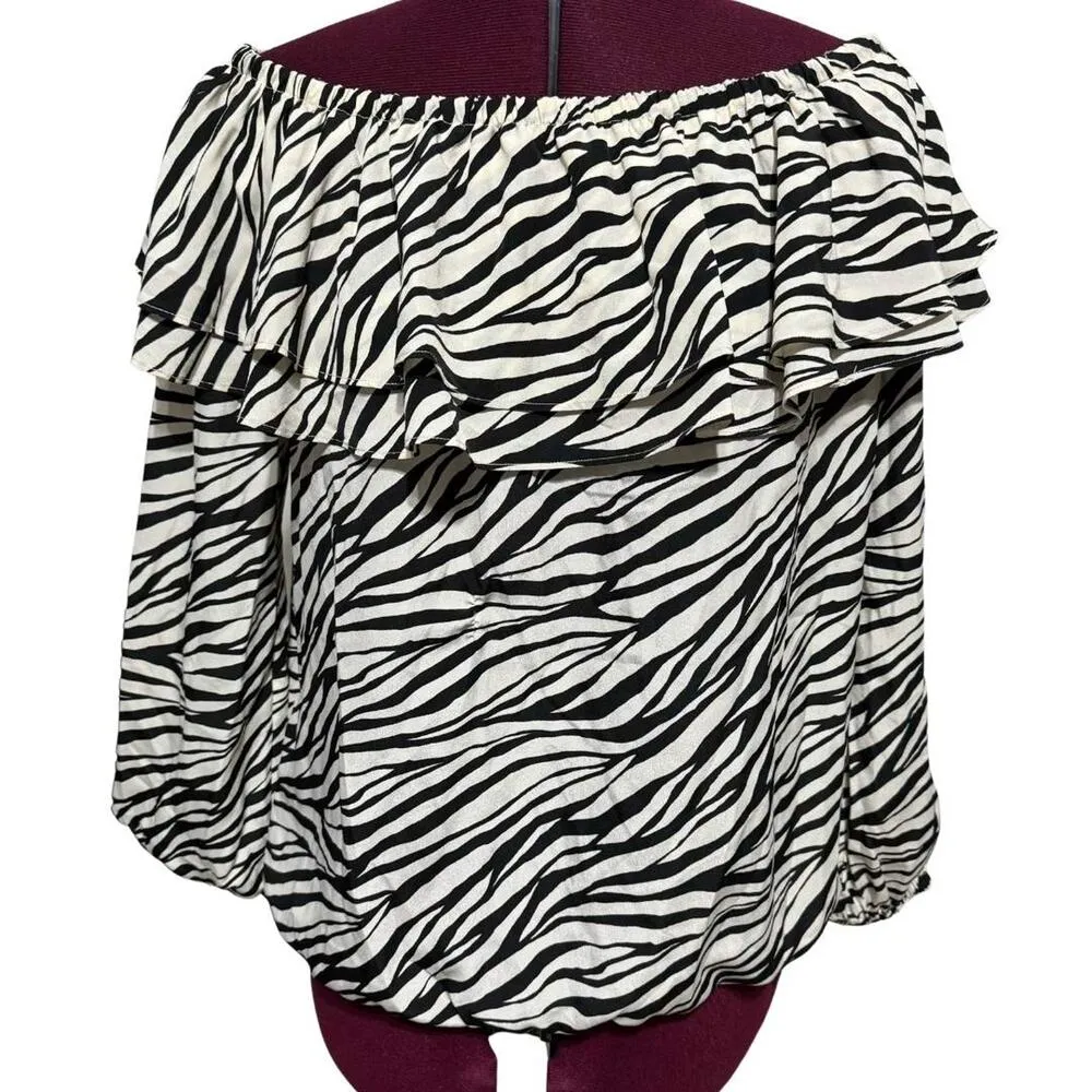 MICHAEL KORS Zebra Print Off - Image 3