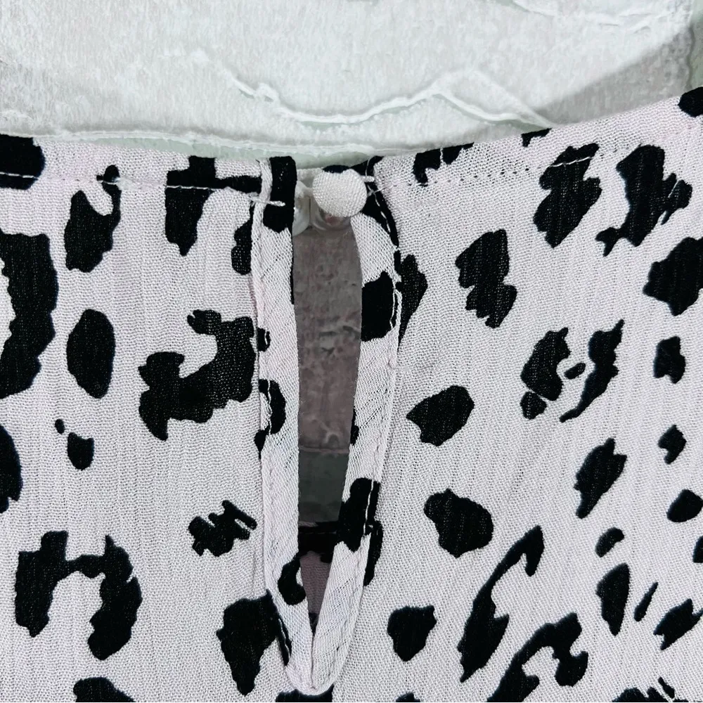 Savanna Jane Plus Size Stepping Ahead Leopard Print Short Sleeve Dress Size 3X Black - Image 8